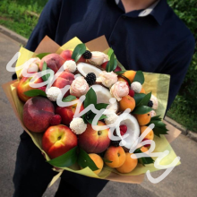 фруктово-цветочный букет «Сезонные радости»
